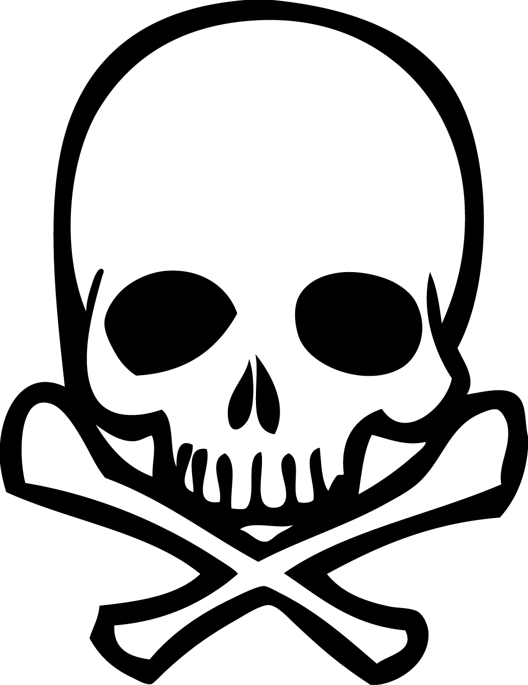 Pirate Skull And Crossbones Clip Art - Tumundografico