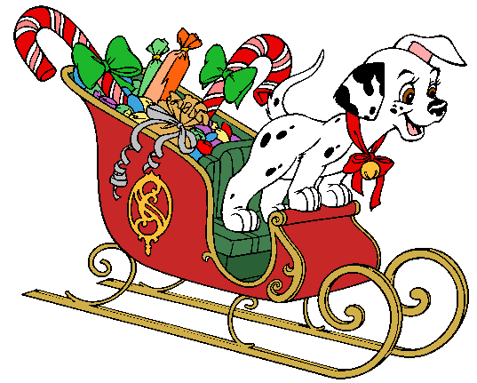 101 Dalmation Christmas Clipart