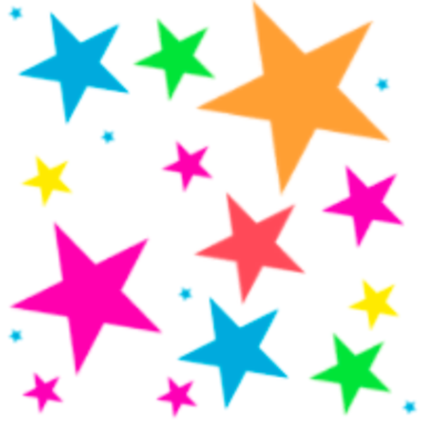 Colorful Stars Pattern | Free Images - vector clip ...