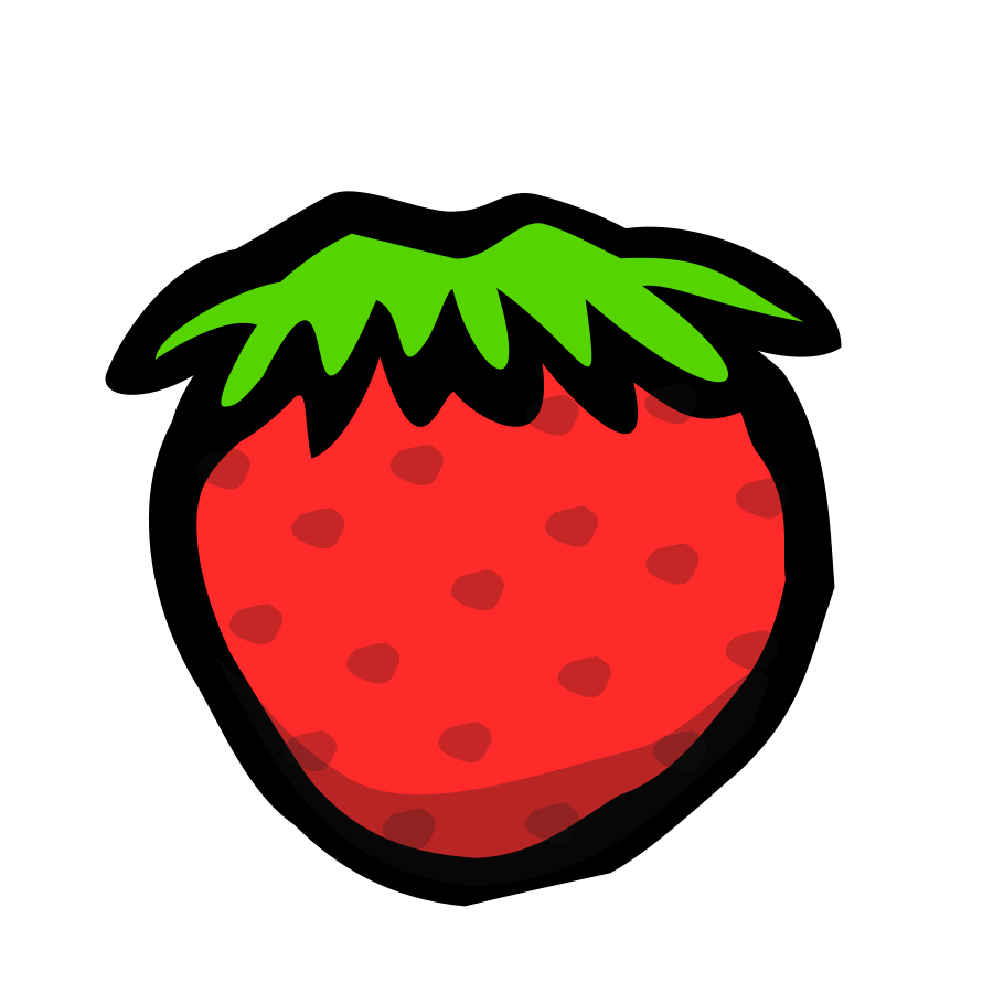 Strawberry SVG Vector file, vector clip art svg file - ClipartsFree