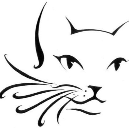Cat Face Drawing | Vector For Free ...