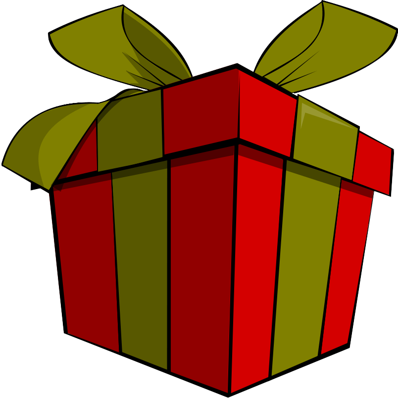 Clipart of christmas gift - ClipartFox