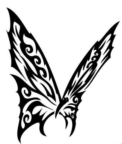 tribal butterfly wing tattoo designs - Butterfly Tattoo Designs ... -  ClipArt Best - ClipArt Best