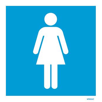 W9065) Ladies Toilet sign