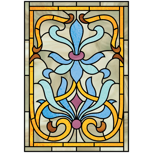 Art Nouveau design 2B|Art Nouveau Design 2|Art Nouveau Stained ...