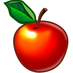 Shiny Red Apple Icon, PNG ClipArt Image | IconBug.com
