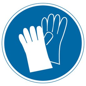 International Symbol Labels - Wear Hand Protection - SYM83