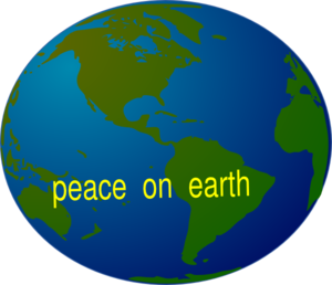 Peace On Earth clip art - vector clip art online, royalty free ...