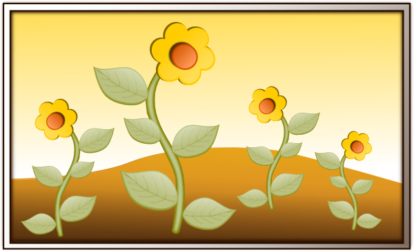 clip art free flowers garden - photo #16