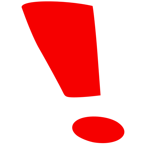 red exclamation mark clipart - photo #10