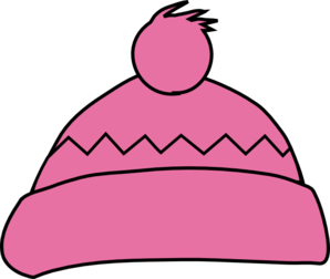 Pink Winter Hat clip art - vector clip art online, royalty free ...