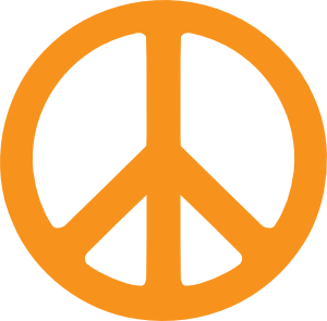 Green Peace Symbol clip art Free Vector
