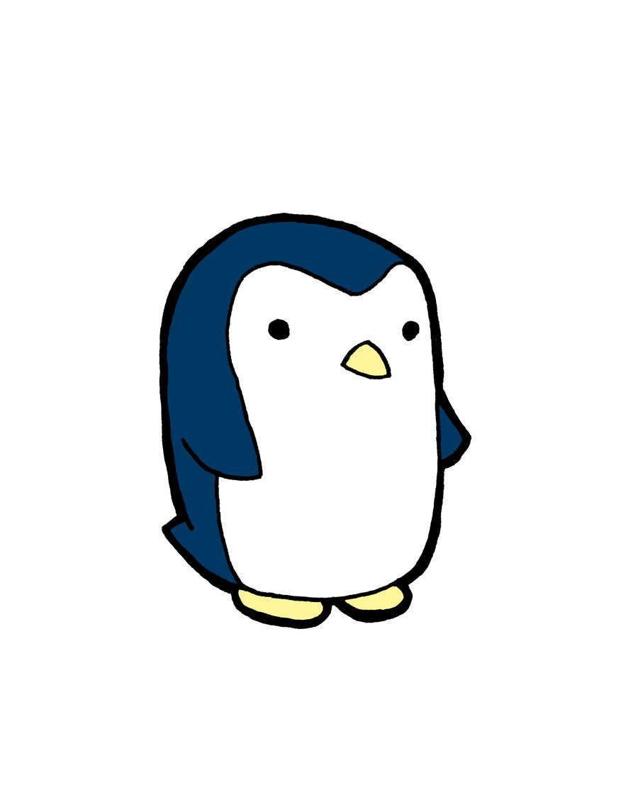 Cute Penguin Love Drawings