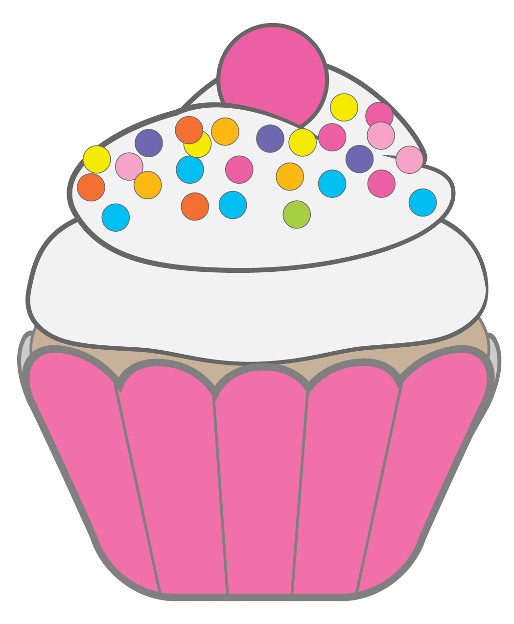 Cute Cupcake Clip Art