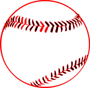 Red Baseball clip art - vector clip art online, royalty free ...