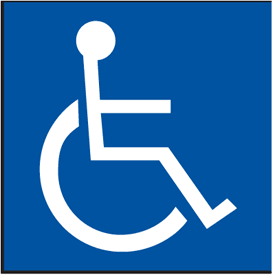Handicap Symbol Decals