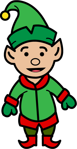 christmas elf clipart free - photo #11