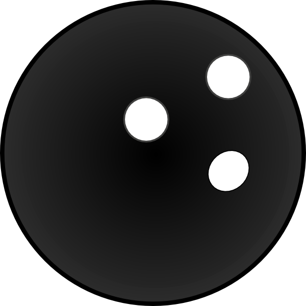 Black And White Bowling Ball - ClipArt Best