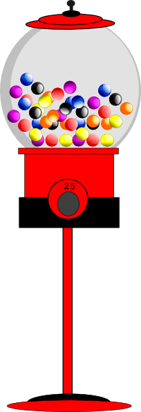 Gum Ball Machine Clip Art - vector clip art online ...