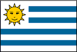 Banderas del Mundo / América / Uruguay