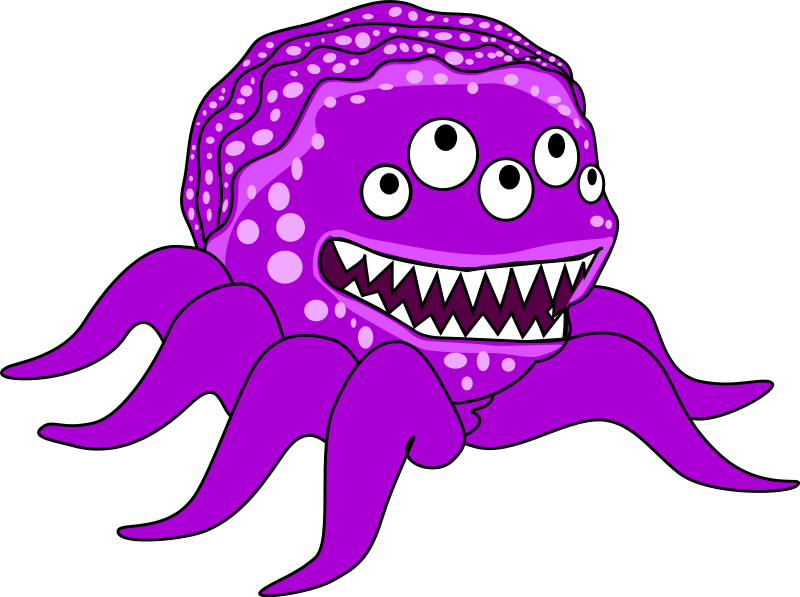 Free to Use & Public Domain Monsters Clip Art