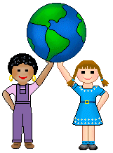 Earth Clip Art - Free Earth Clip Art - Children Holding Up a Large ...