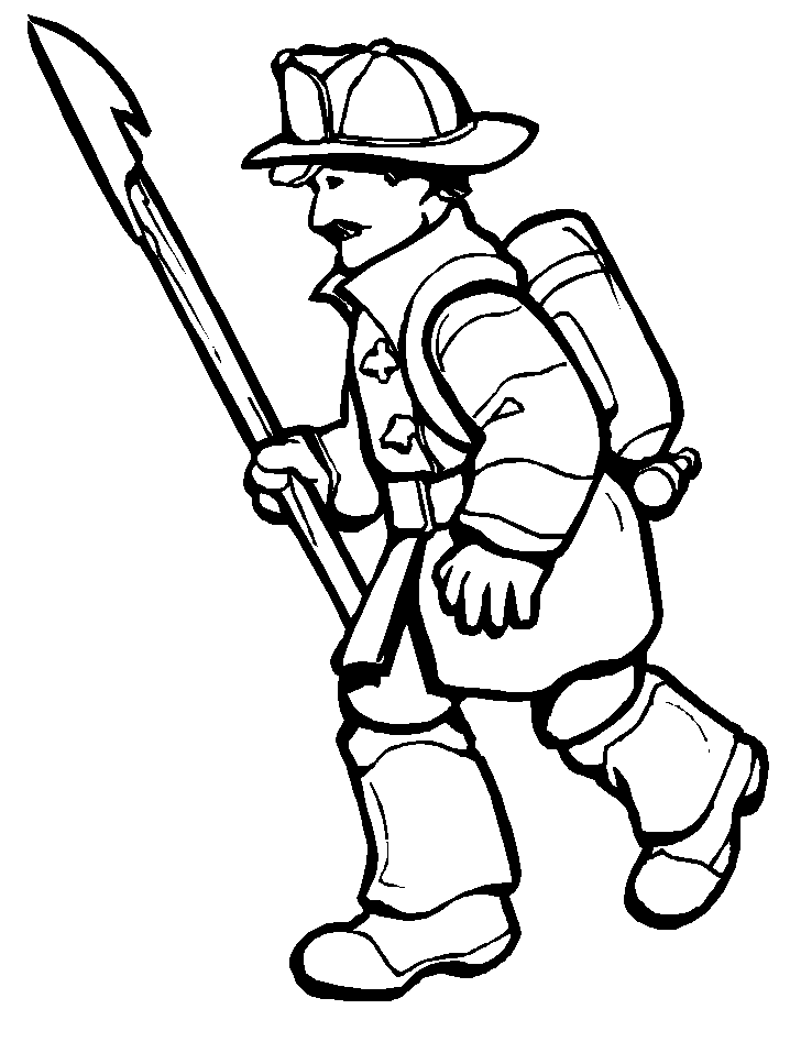 Firefighters Coloring Pages - AZ Coloring Pages