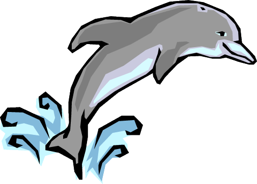 Dolphin Cartoon Clip Art