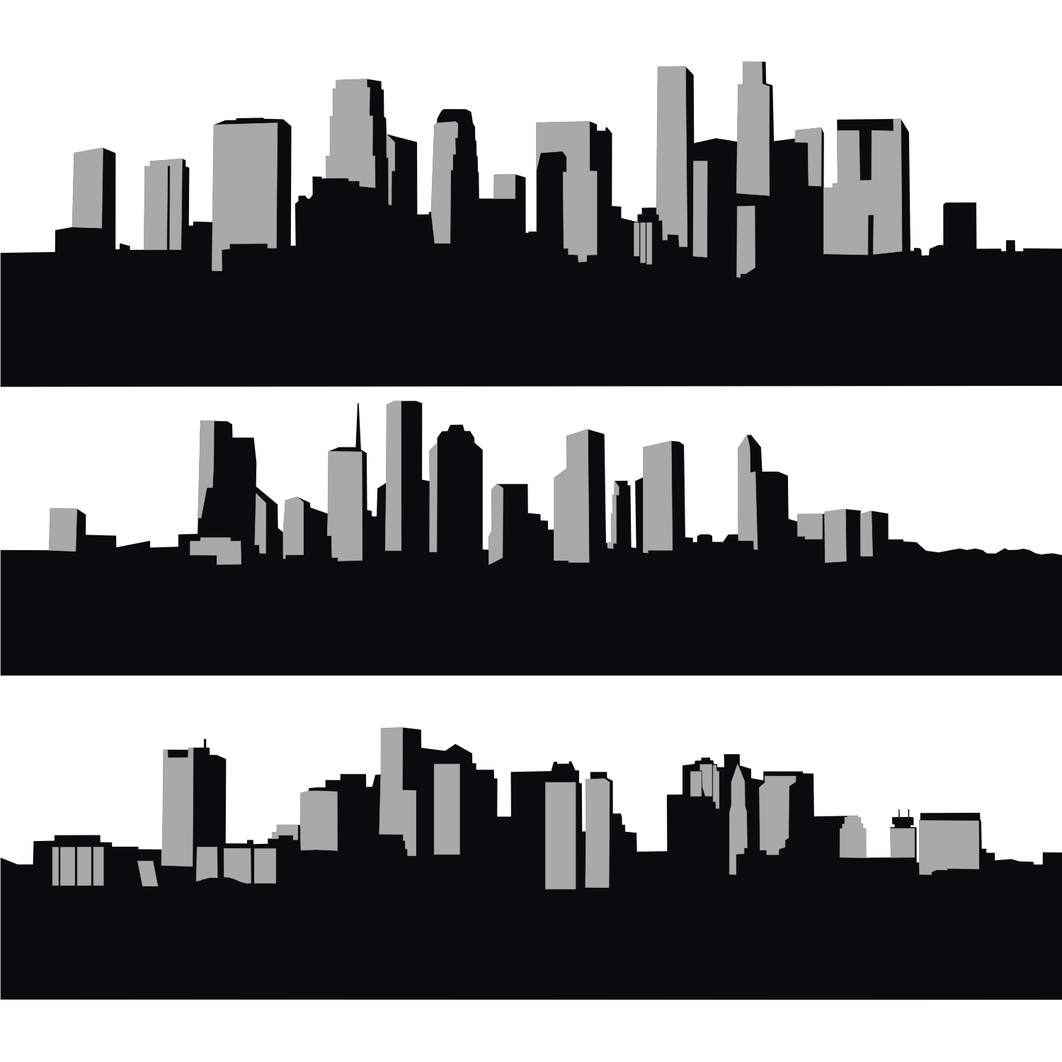 Free Vector Description: City skyline. Free vector illustration. License: Free for commercial use