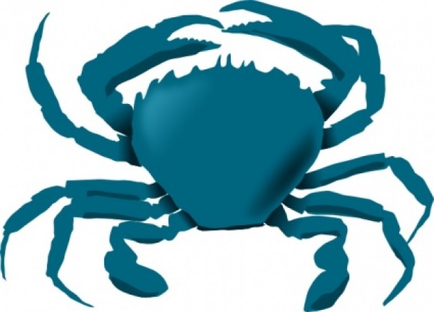 Annaleeblysse Blue Crab clip art Vector | Free Download