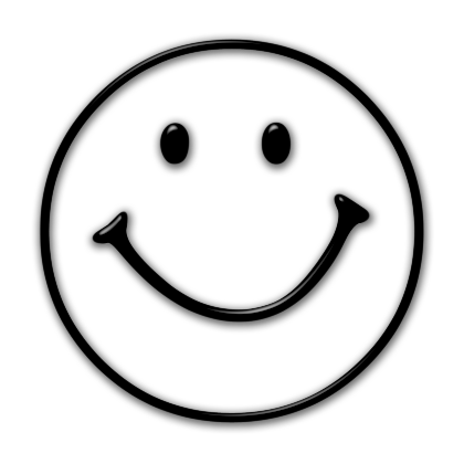 Smiley Face Black And White Hand Drawn - Free ...