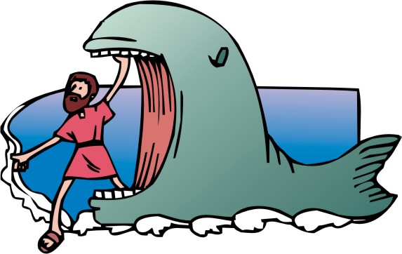 Clipart - Jonah and the Whale 2