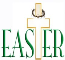 Christian Easter Black And White Clipart