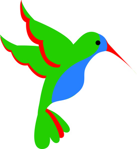 Clipart images of flying bird