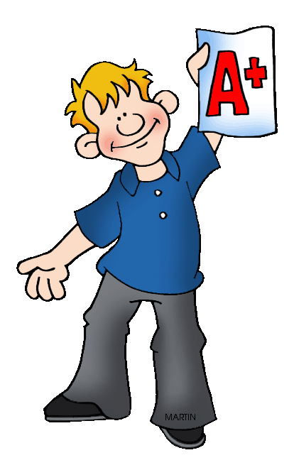 Free School Clip Art by Phillip Martin, Honor Roll Student