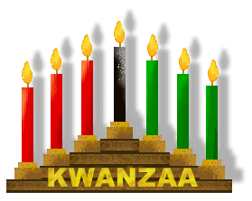 Kwanzaa Clip Art - Candles With Titles - Kwanzaa Candles