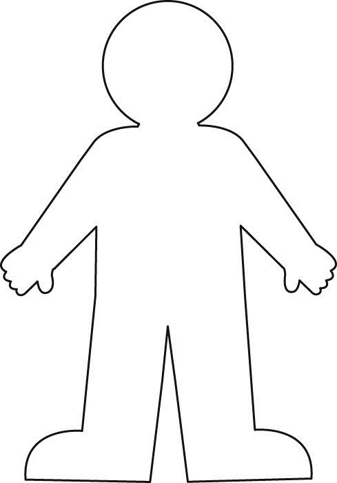 free clipart human body outline - photo #40