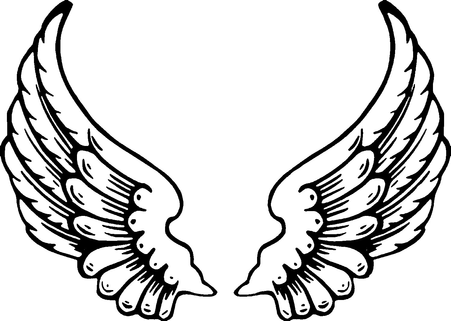 Printable Angel Wings