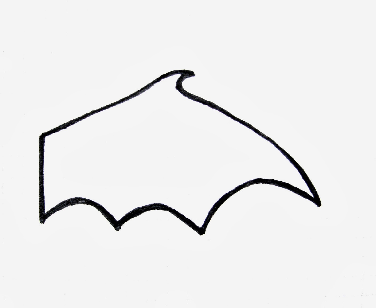 Bat Wings Stencil - ClipArt Best