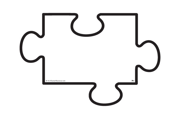 Best Photos of Blank Jigsaw Puzzle Template - 20 Piece Jigsaw ...