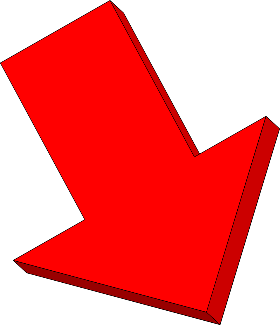 Free clipart right arrow red