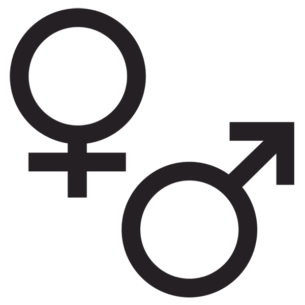 Male female symbols clip art