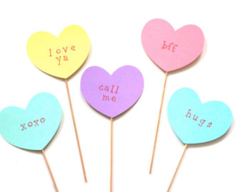 441 views Conversation Hearts Clip Art