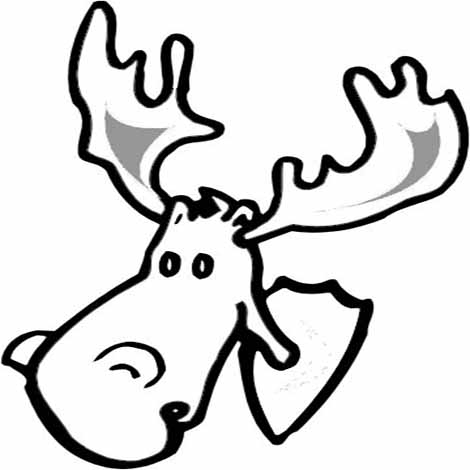 Moose Outline - ClipArt Best