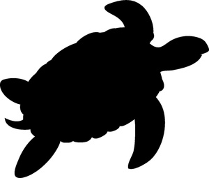 Sea Turtle Silhouette - Free Clipart Images