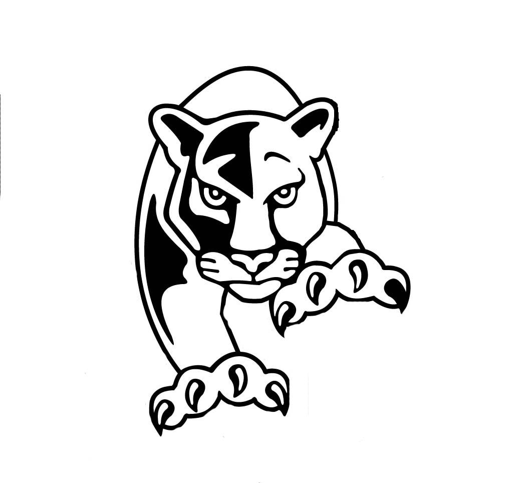 panthers logo coloring pages - photo #3