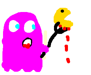 Pac Man meets Kirby