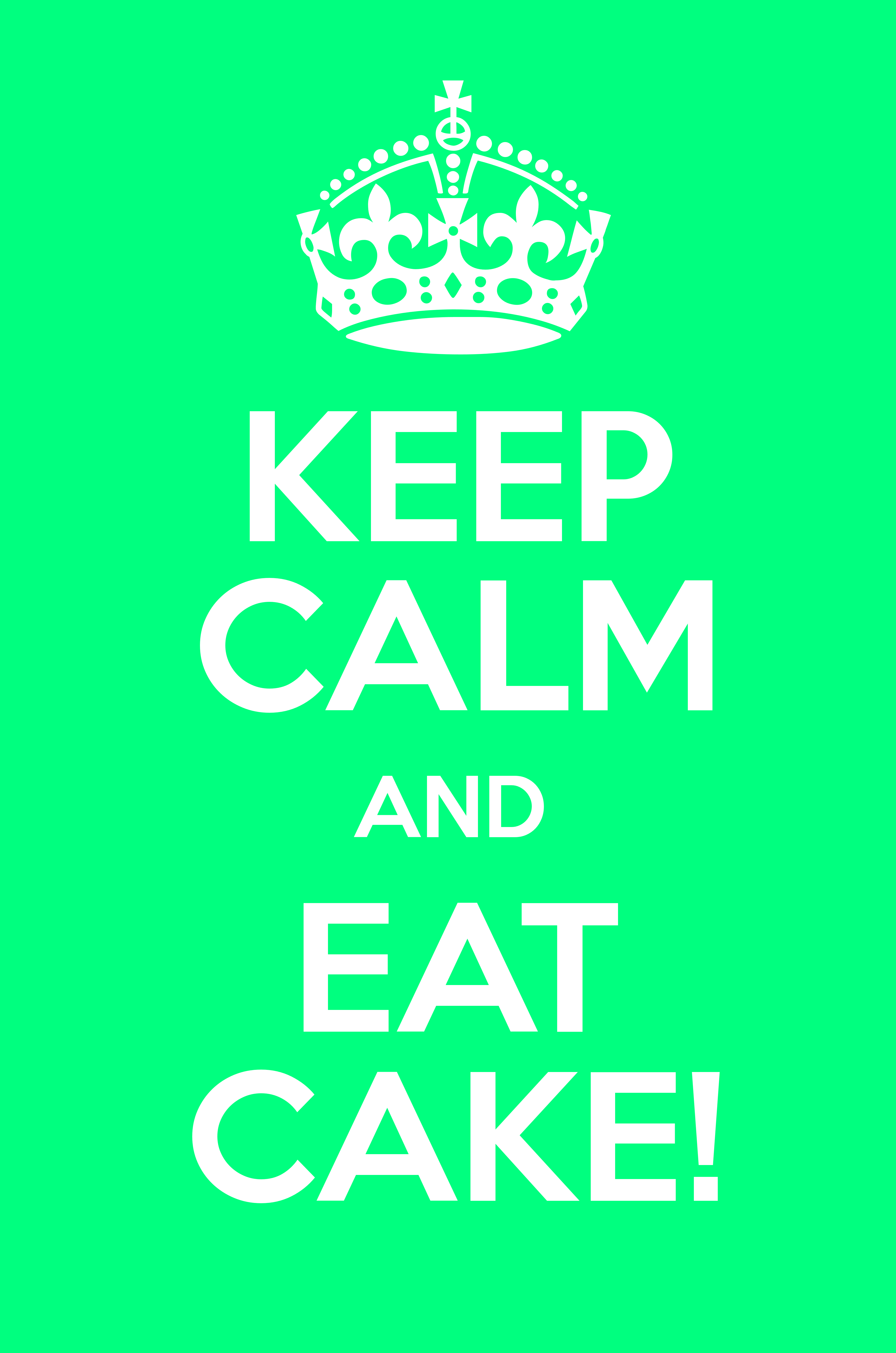 Pin Keep Calm And Eat Cake Design On T Shirt Poster Mug Many Cake ...
