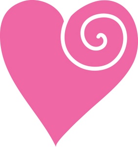 Heart Clipart Image - Clipart Illustration of a Pink Heart