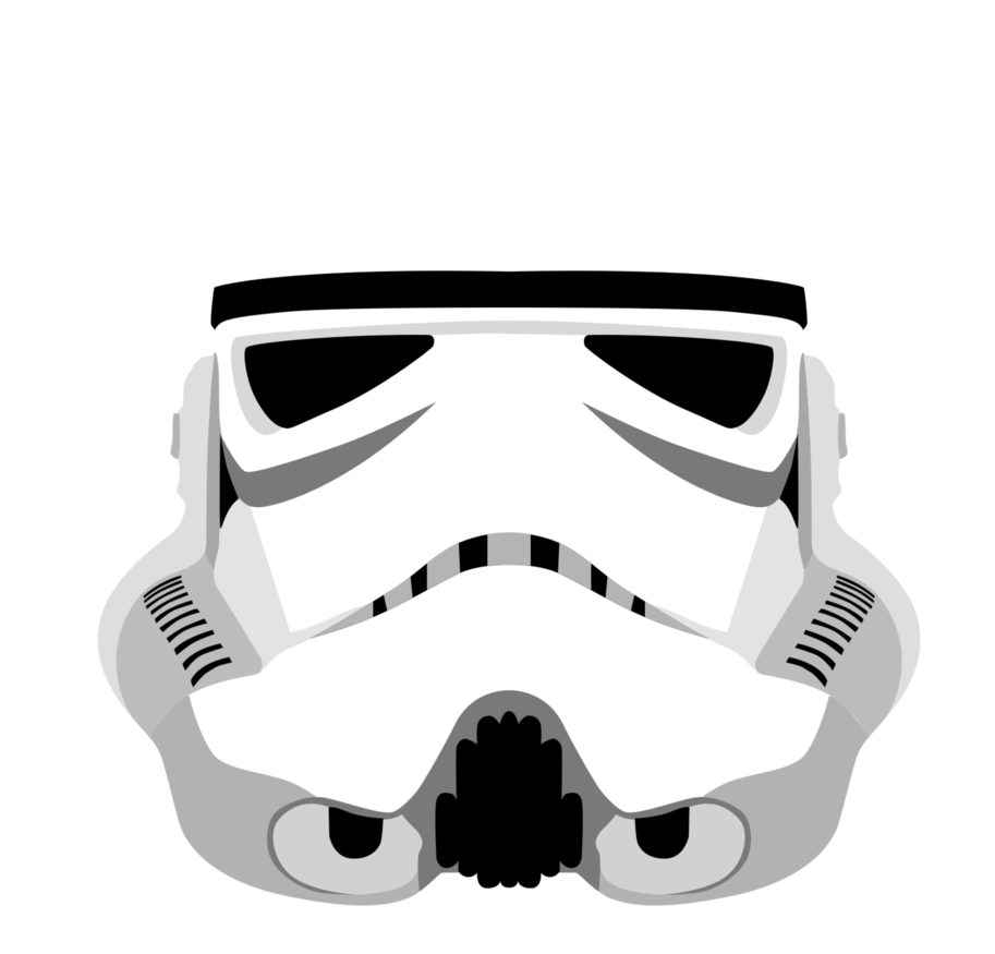 Stormtrooper Helmet - Star Wars Vector by firedragonmatty on ...